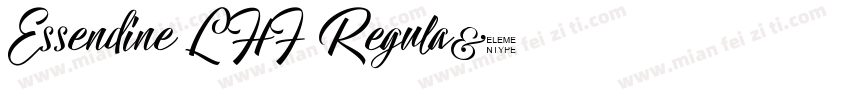 Essendine LHF Regula字体转换